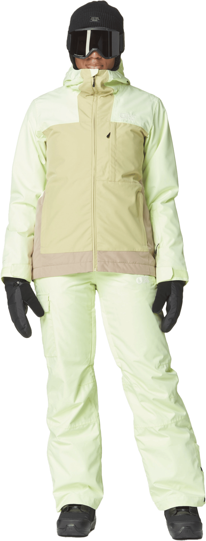 Picture Organic Clothing Women's Seakrest Jacket Lime Cream Hemp Roebuck Picture Organic Clothing