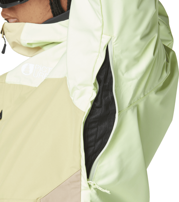 Picture Organic Clothing Women's Seakrest Jacket Lime Cream Hemp Roebuck Picture Organic Clothing