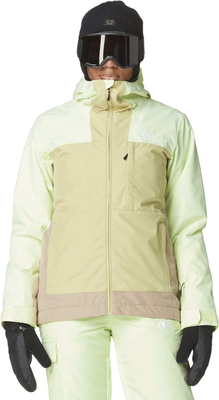 Picture Organic Clothing Women's Seakrest Jacket Lime Cream Hemp Roebuck Picture Organic Clothing