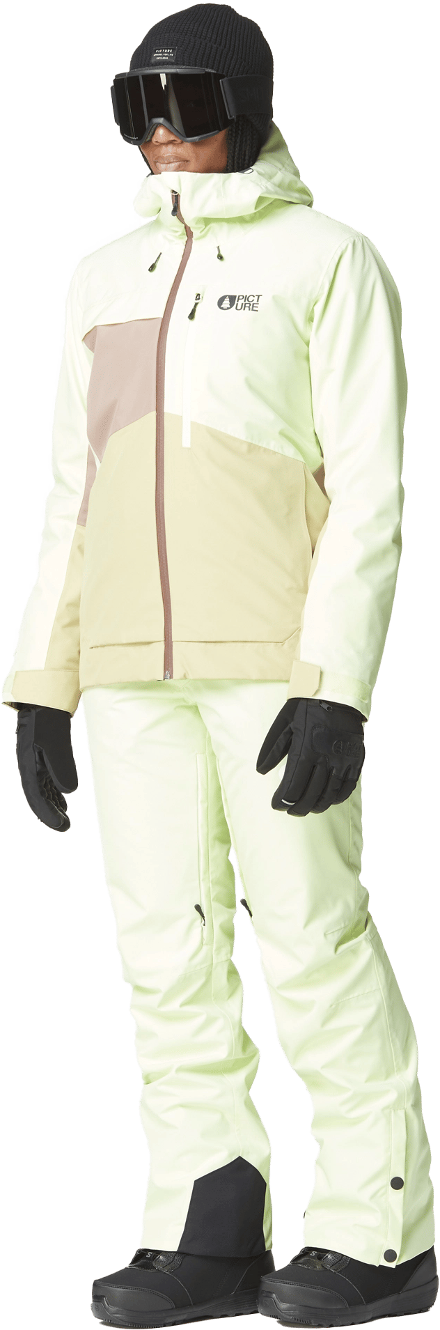 Picture Organic Clothing Women's Seen Jacket Lime Cream Hemp Roebuck Picture Organic Clothing