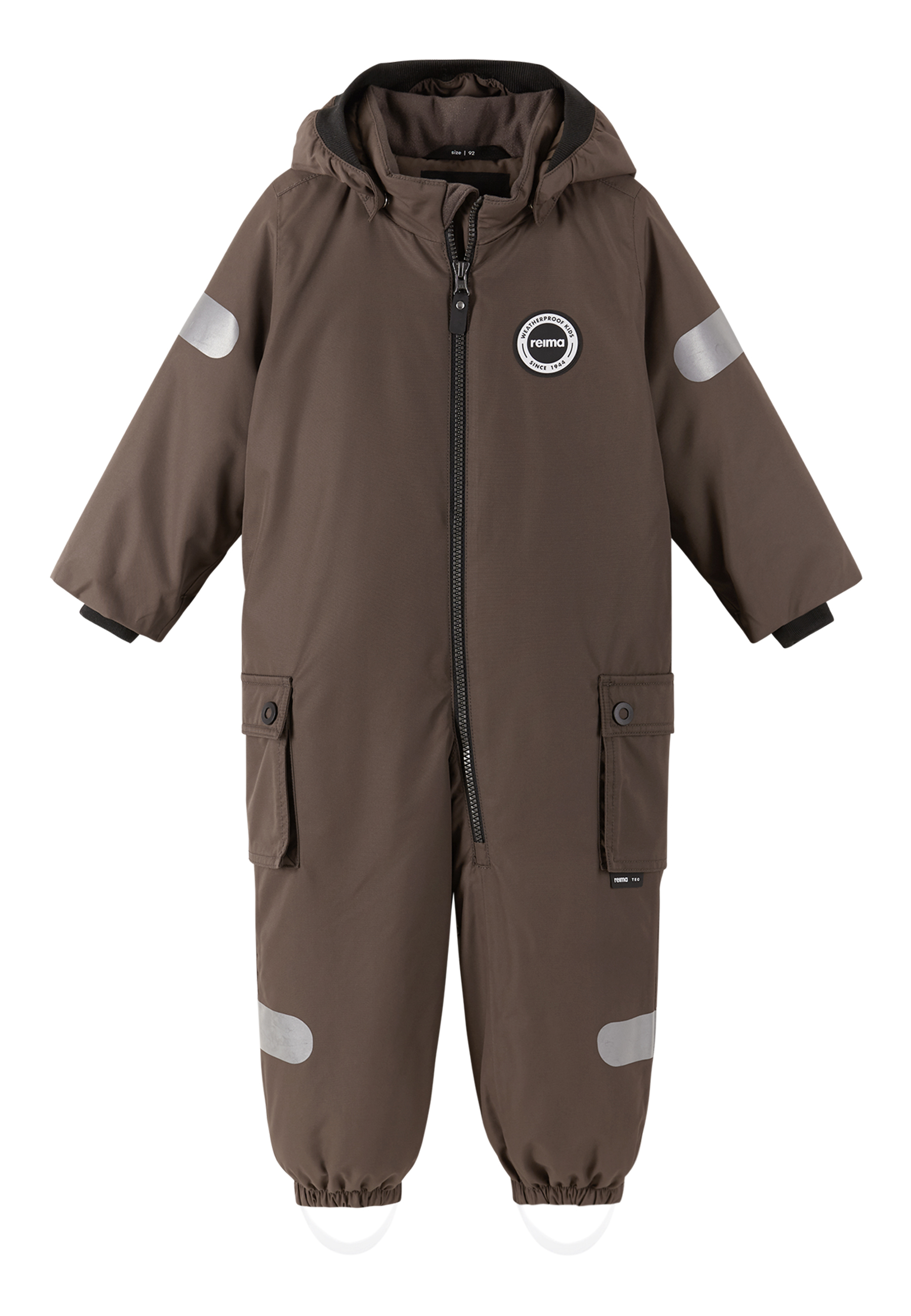 Reima Kids’ Reimatec Winter Overall Marte Dark Choco