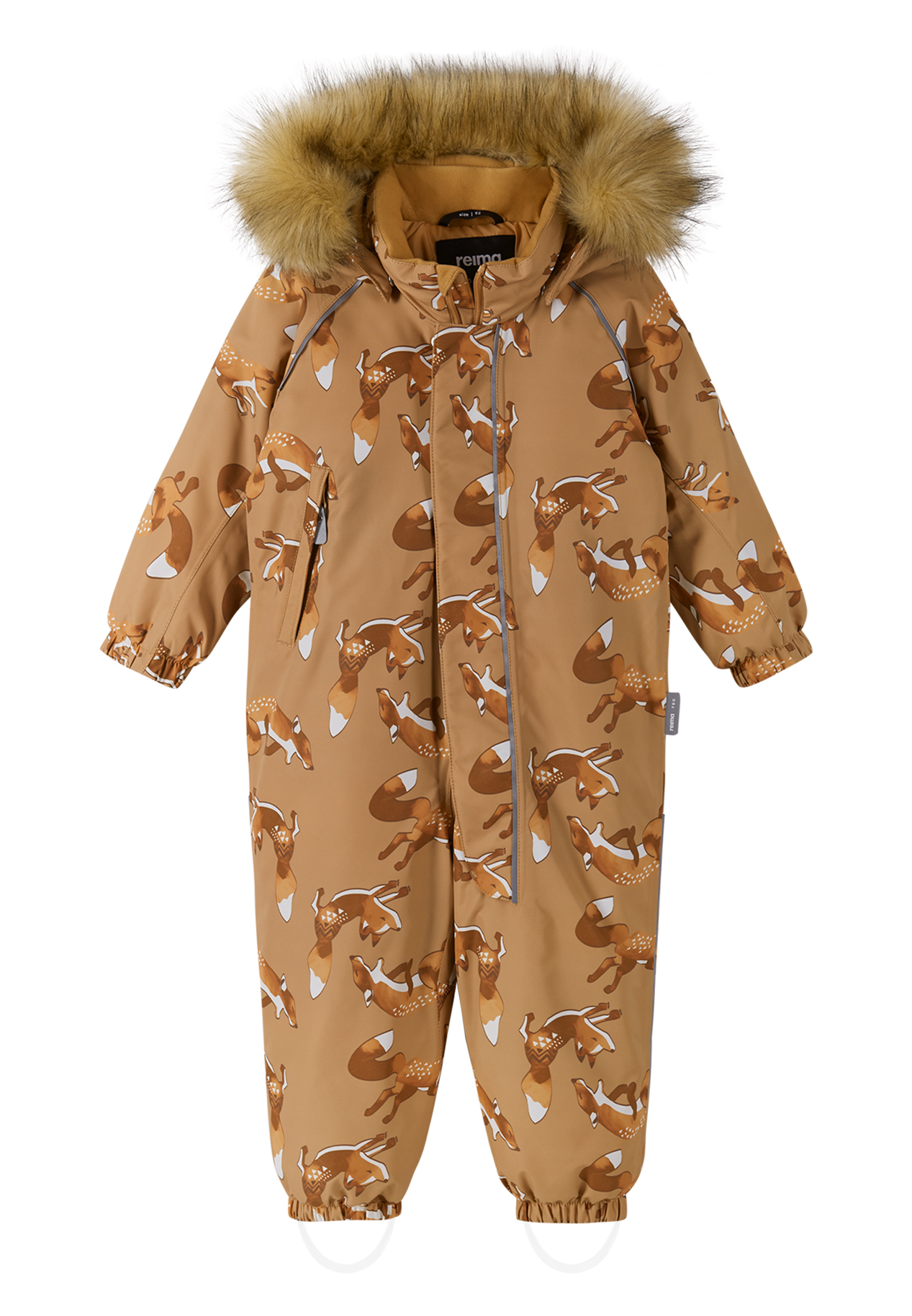 Reima Kids’ Lappi Reimatec Winter Overall Peanut Brown