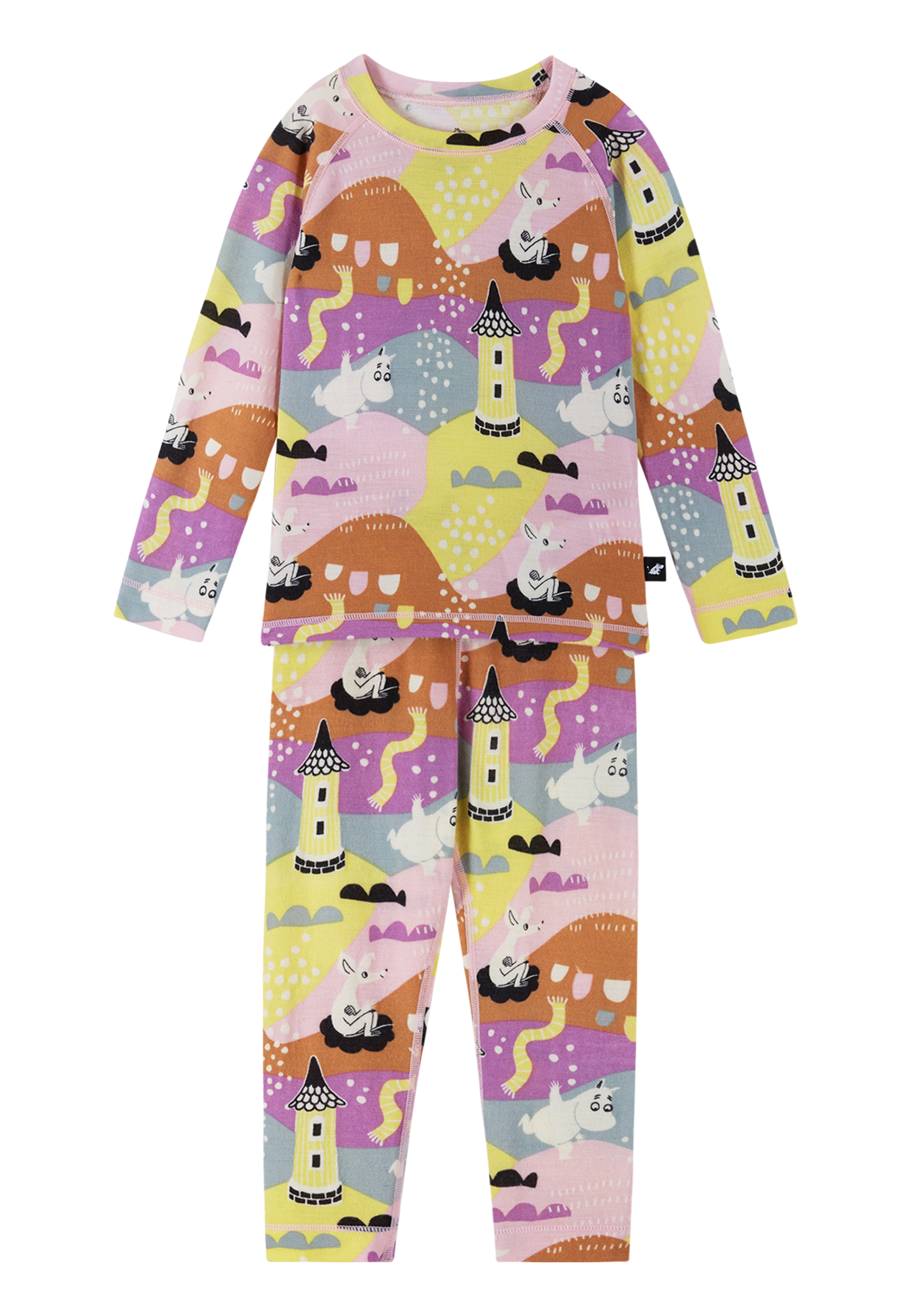 Reima Kids’ Thermal Set Moomin Trivsam Pale Rose