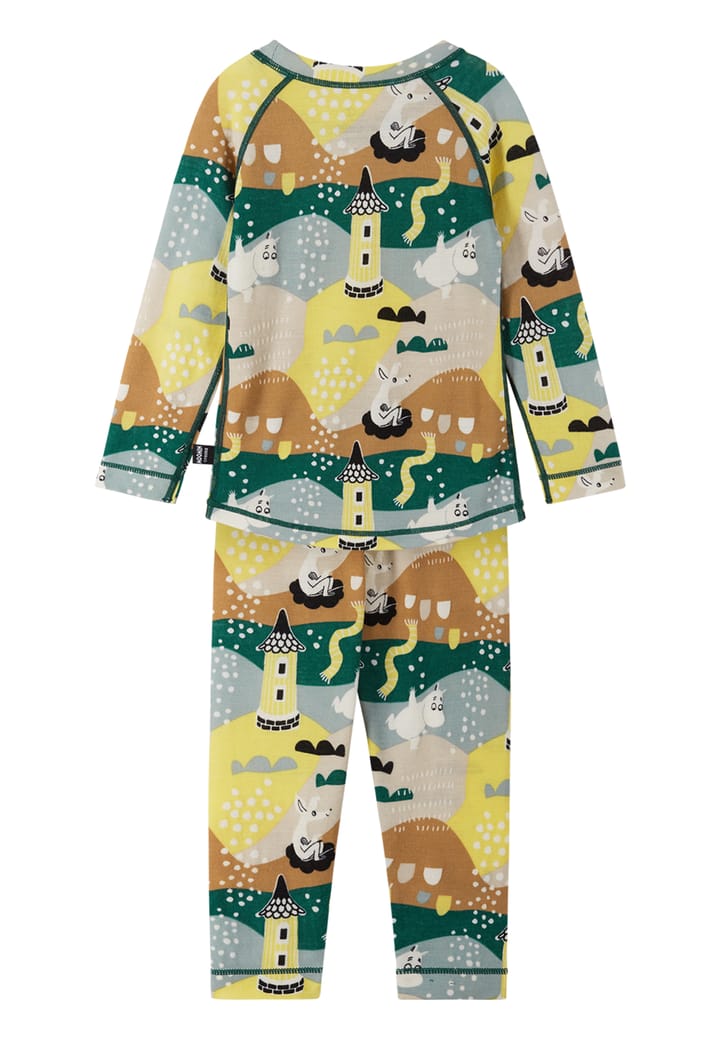 Reima Kids' Thermal Set Moomin Trivsam Deeper Green Reima