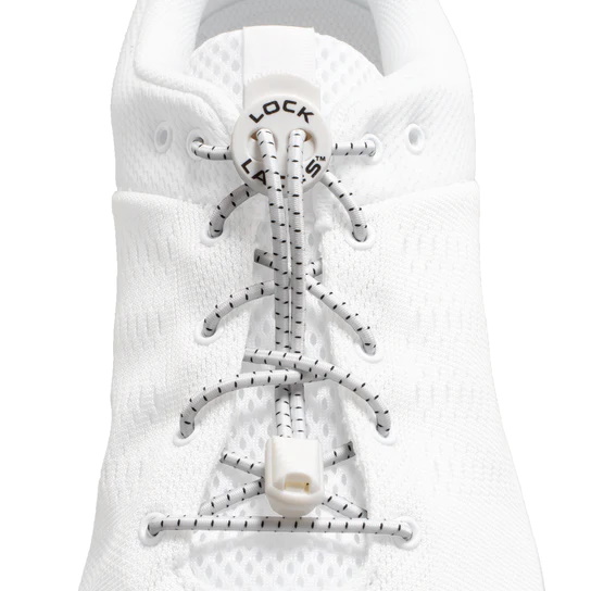 Lock Laces No Tie Shoelaces White