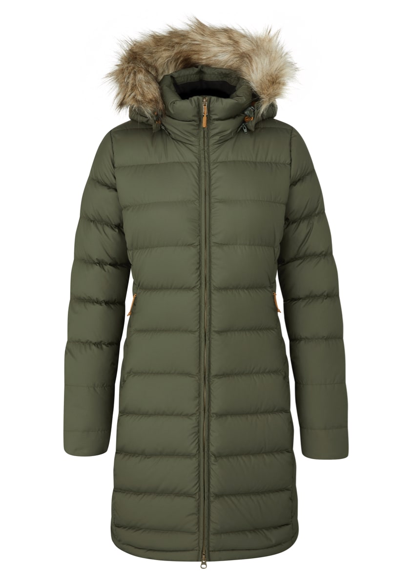 Rab Women’s Deep Cover Down Parka Army