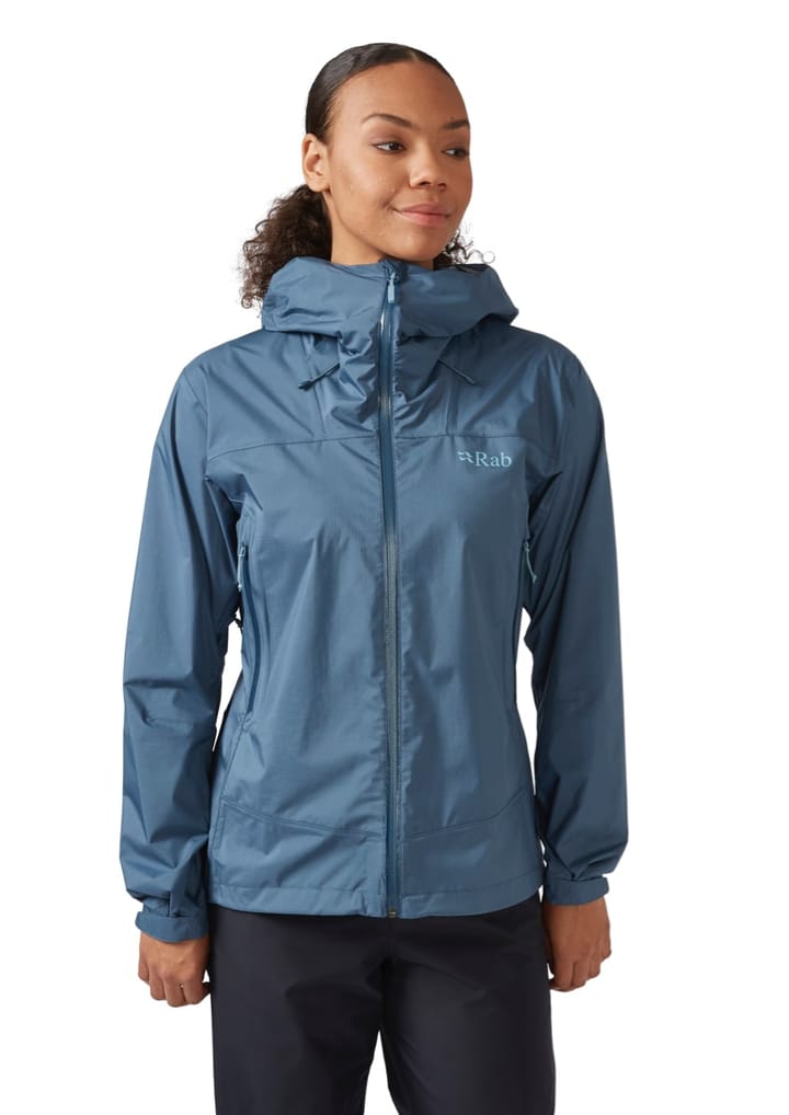 Rab Women's Downpour Plus 2.0 Jacket Orion Blue Rab