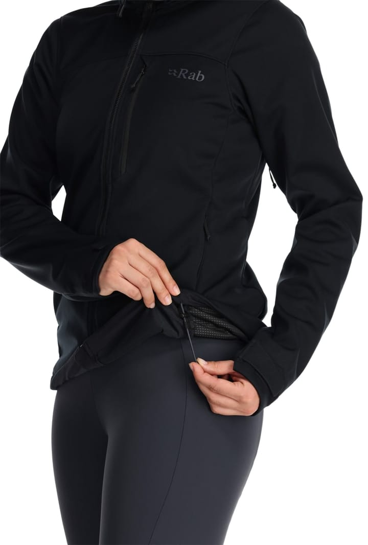 Rab Scimitar Windstopper Jacket Wmns Black Rab