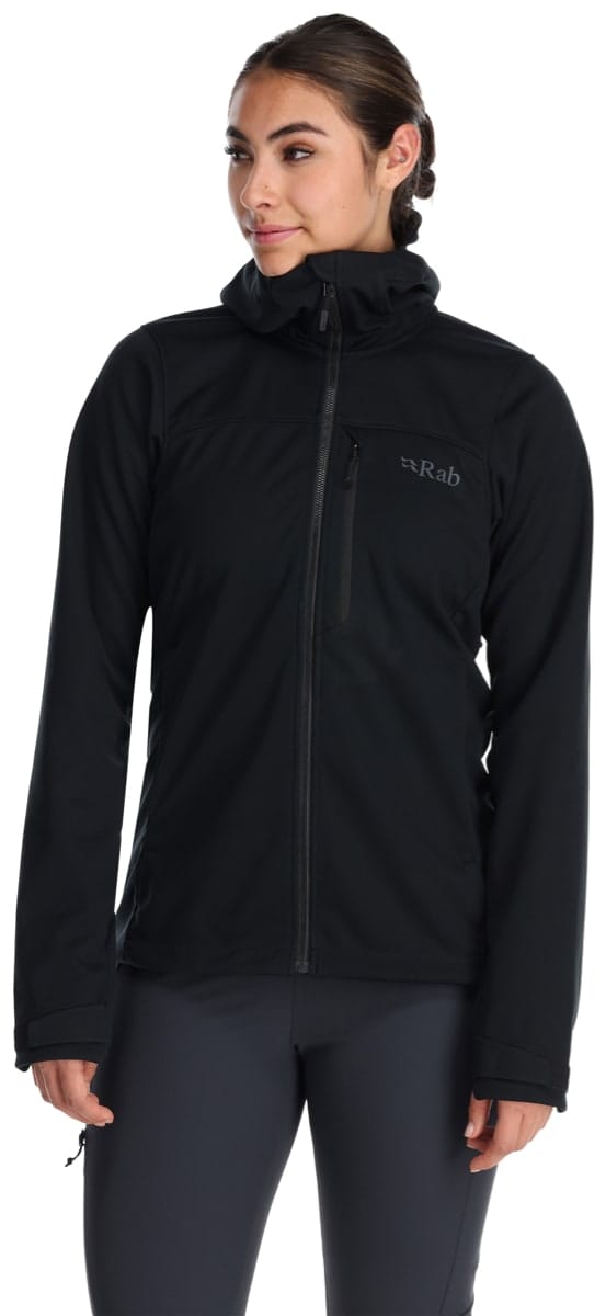 Rab Scimitar Windstopper Jacket Wmns Black Rab