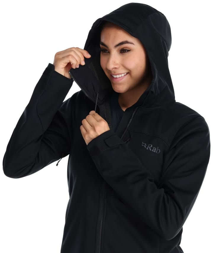 Rab Scimitar Windstopper Jacket Wmns Black Rab