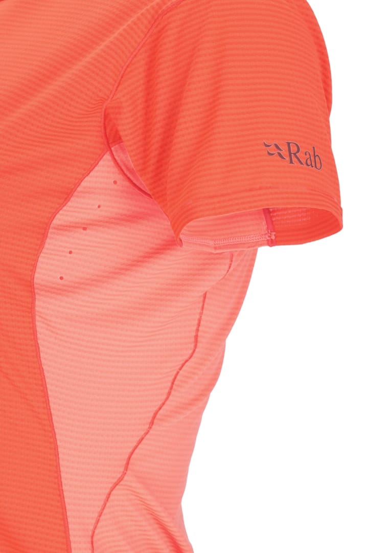 Rab Sonic Ultra Tee Wmns Red Grapefruit/Reef Rab