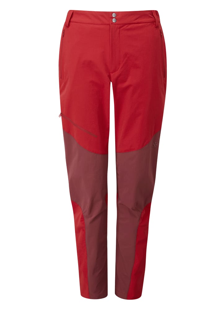 Rab Torque Mountain Pants Wmns Crimson/Deep Heather Rab