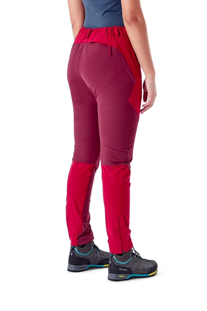 Rab Torque Mountain Pants Wmns Crimson/Deep Heather Rab