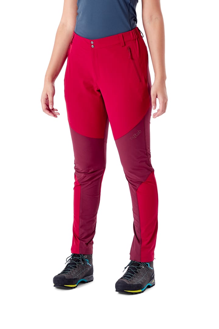 Rab Torque Mountain Pants Wmns Crimson/Deep Heather Rab