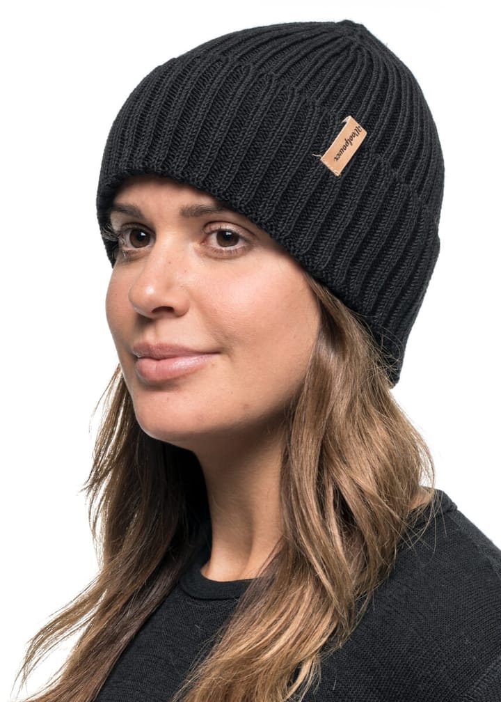 Woolpower Beanie Rib Black Woolpower