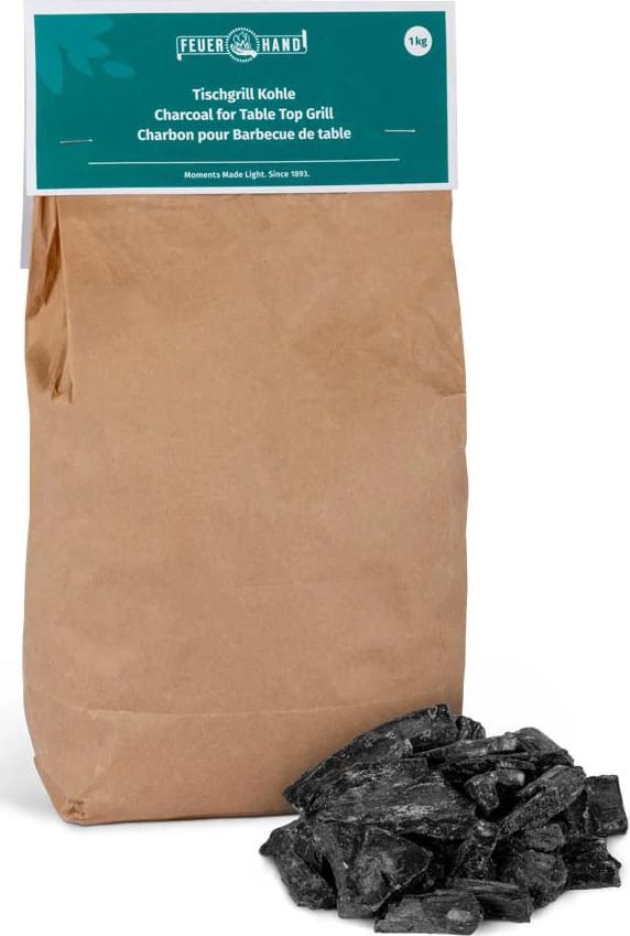 Feuerhand Charcoal For Tamber Table Top Grill Black Feuerhand