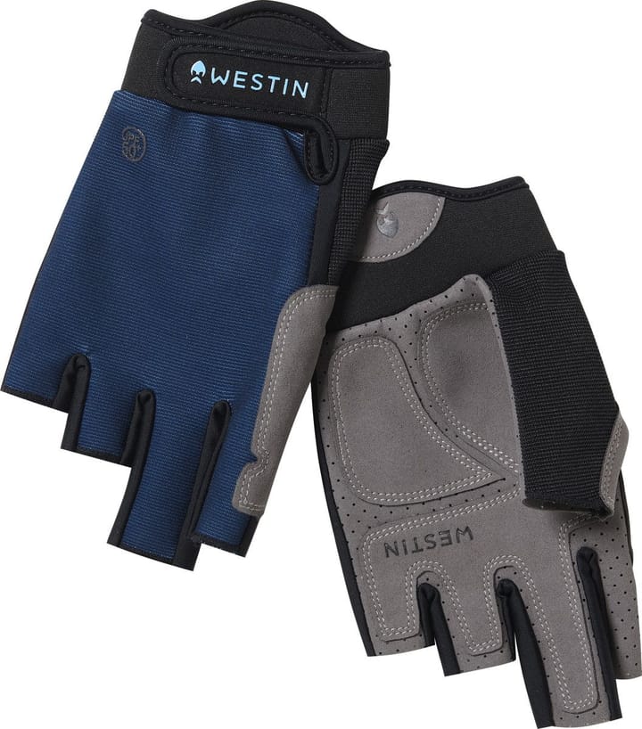 Westin Westin Drip Upf Half Finger Glove Petrol Blue Westin