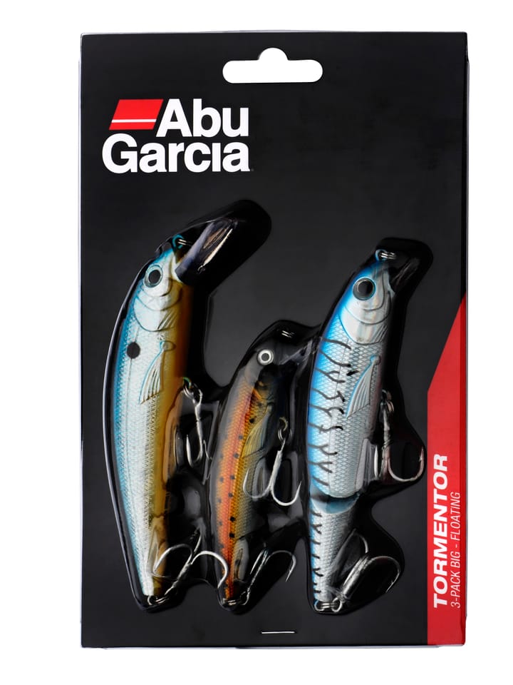 Abu Garcia Abu Garcia Tormentor 3-Pack Big Tre Wobblere Til Allround Fiske Abu Garcia