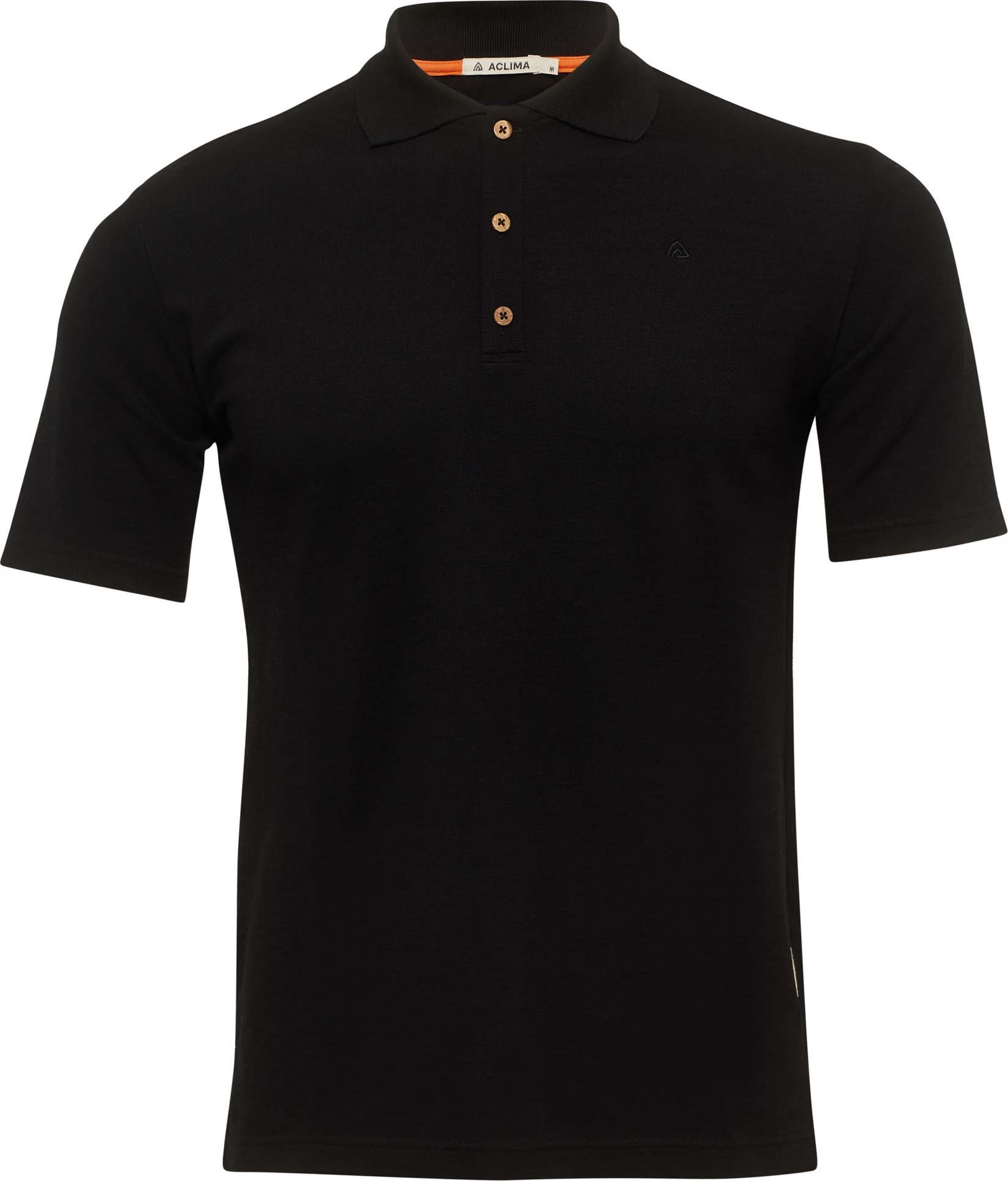 Aclima Men’s LeisureWool Pique Shirt Jet Black