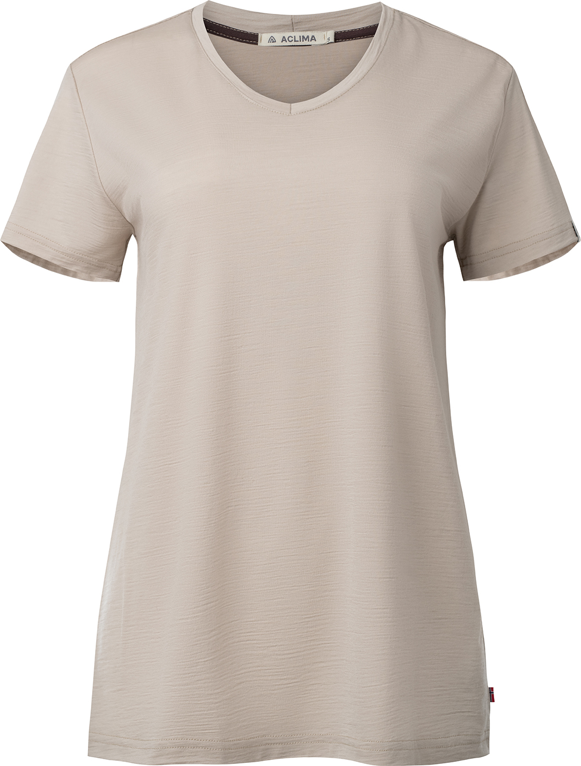 Aclima Women’s LightWool 180 Loose Fit Tee Simply Taupe