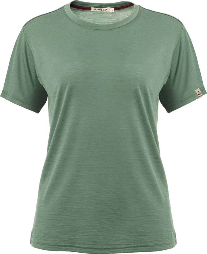 Aclima Women's LightWool Classic Tee Dark Ivy Aclima