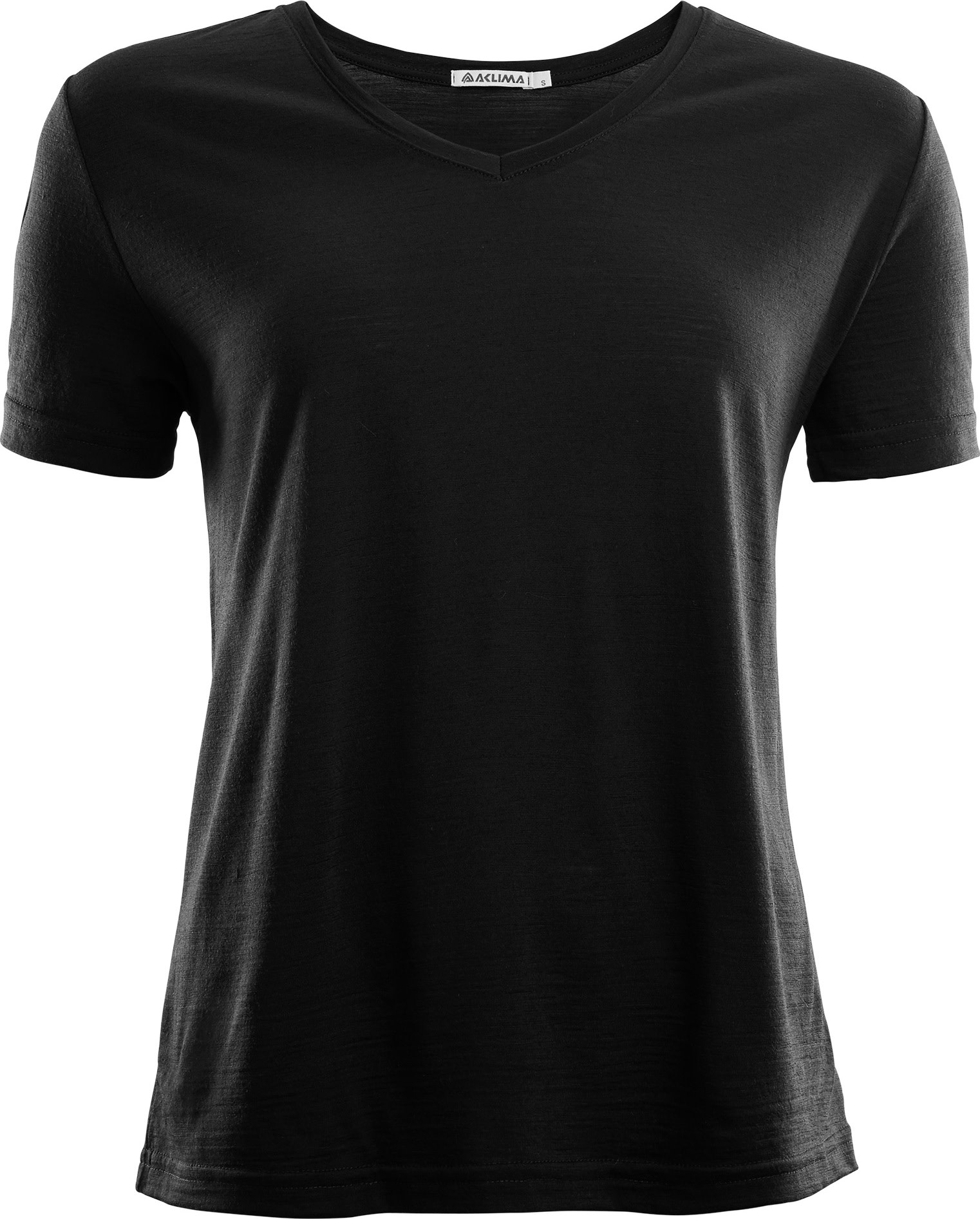 Aclima Women’s LightWool T-shirt Loose Fit Jet Black