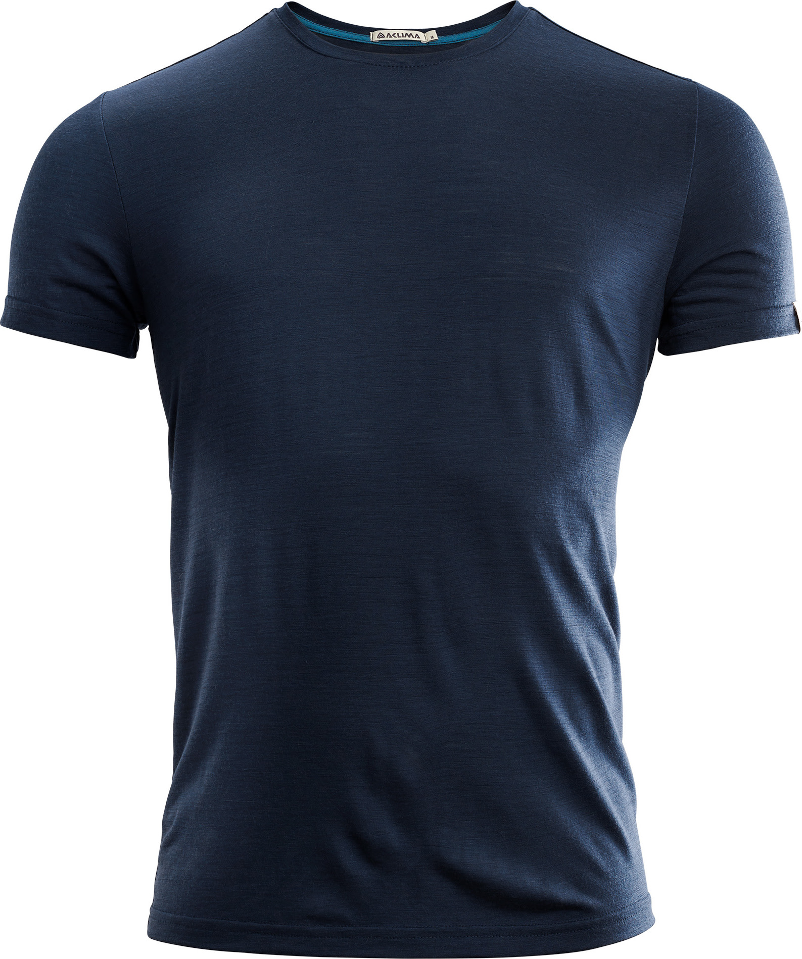Aclima Men’s LightWool T-shirt Round Neck Navy Blazer