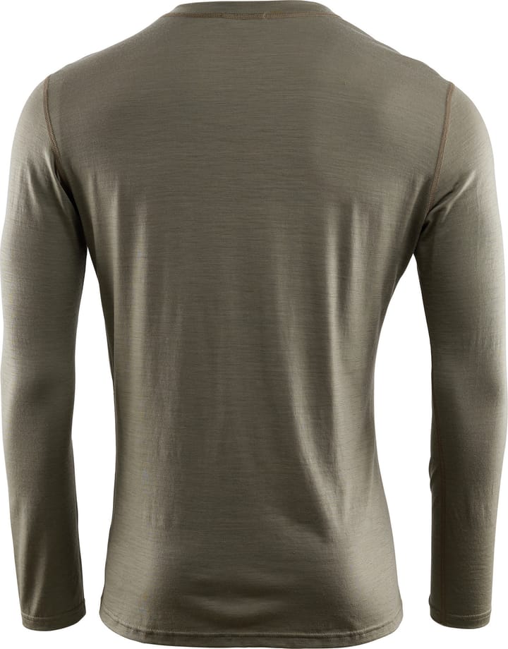 Aclima Men's LightWool Undershirt Long Sleeve Ranger Green Aclima