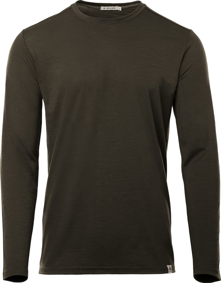 Aclima Men's LightWool 180 Crewneck Tarmac Aclima