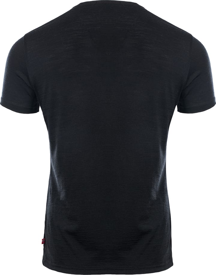 Aclima Men's LightWool T-shirt Round Neck Jet Black Aclima