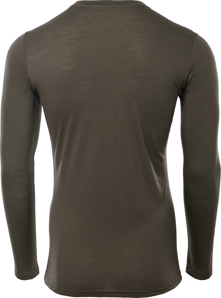 Aclima Men's LightWool Undershirt Long Sleeve Tarmac Aclima