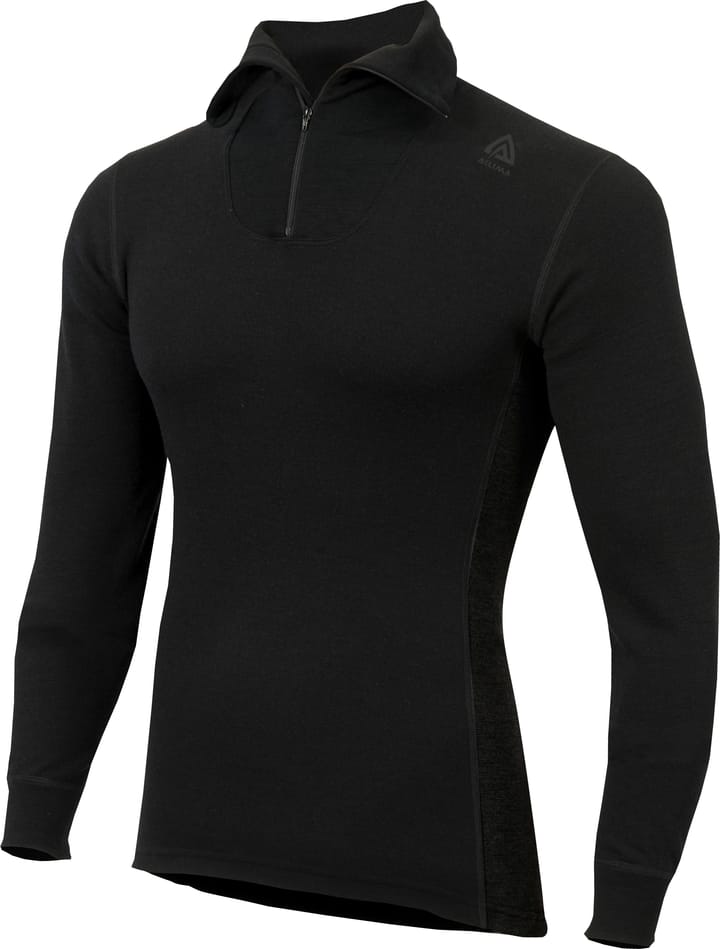 Aclima Men's WarmWool Polo Jet Black Aclima