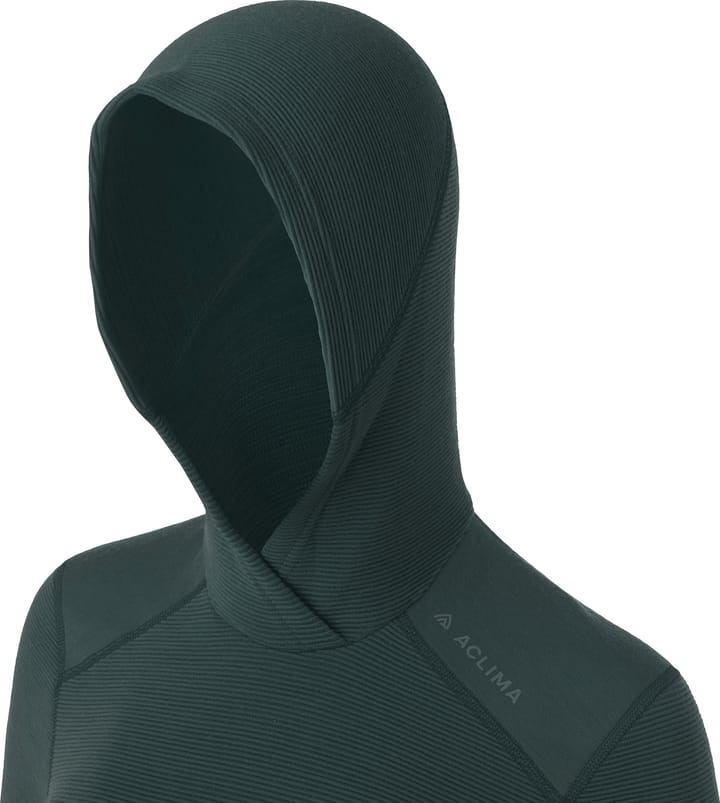 Aclima Women's StreamWool Hoodie Green Gables Aclima