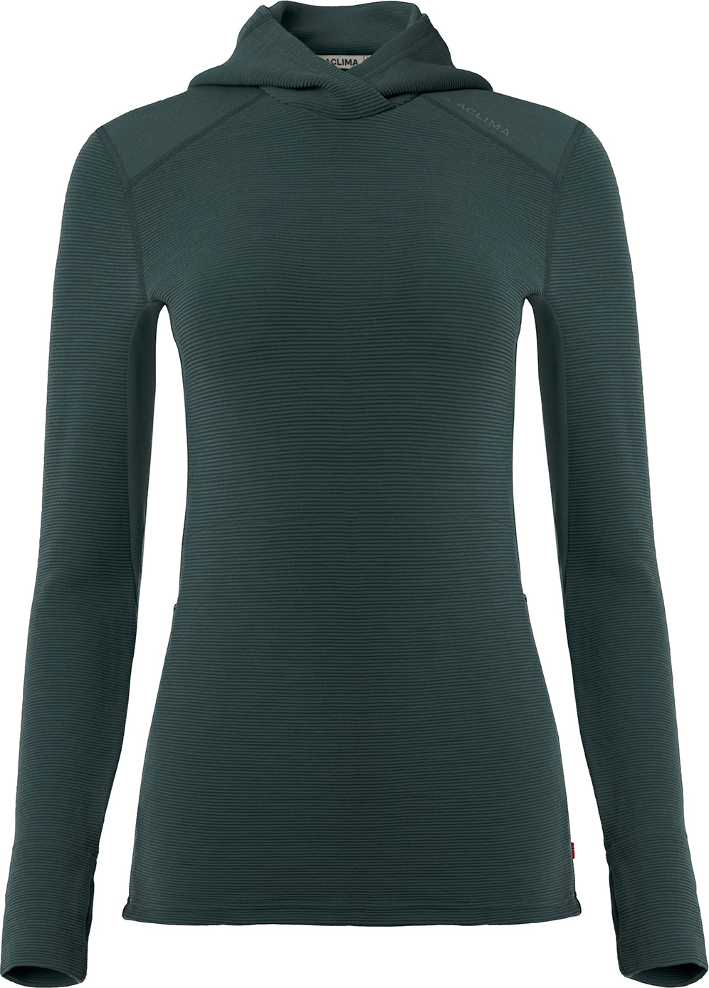 Aclima Women’s StreamWool Hoodie Green Gables