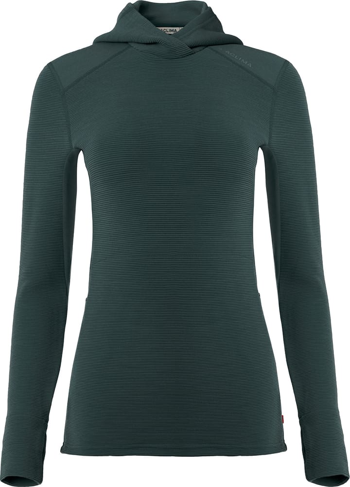 Aclima Women's StreamWool Hoodie Green Gables Aclima