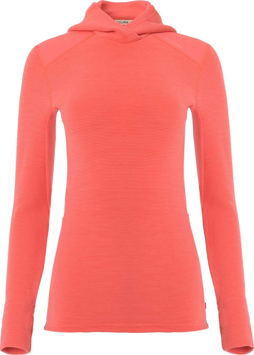 Aclima Women's StreamWool Hoodie Spiced Coral