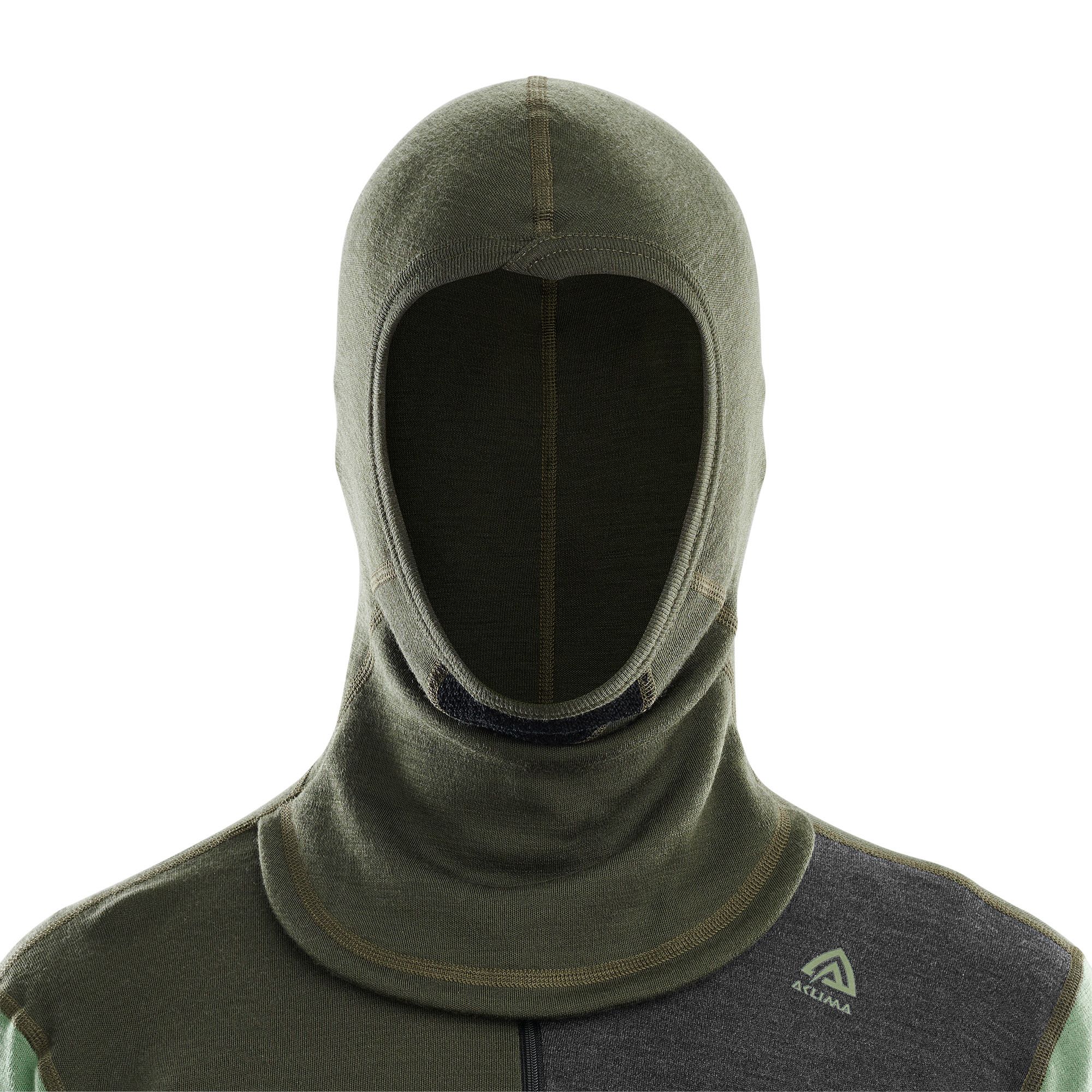 Aclima Men's WarmWool Hoodsweater with Zip Olive Night/Dill/Marengo | Buy  Aclima Men's WarmWool Hoodsweater with Zip Olive Night/Dill/Marengo here |  Outnorth