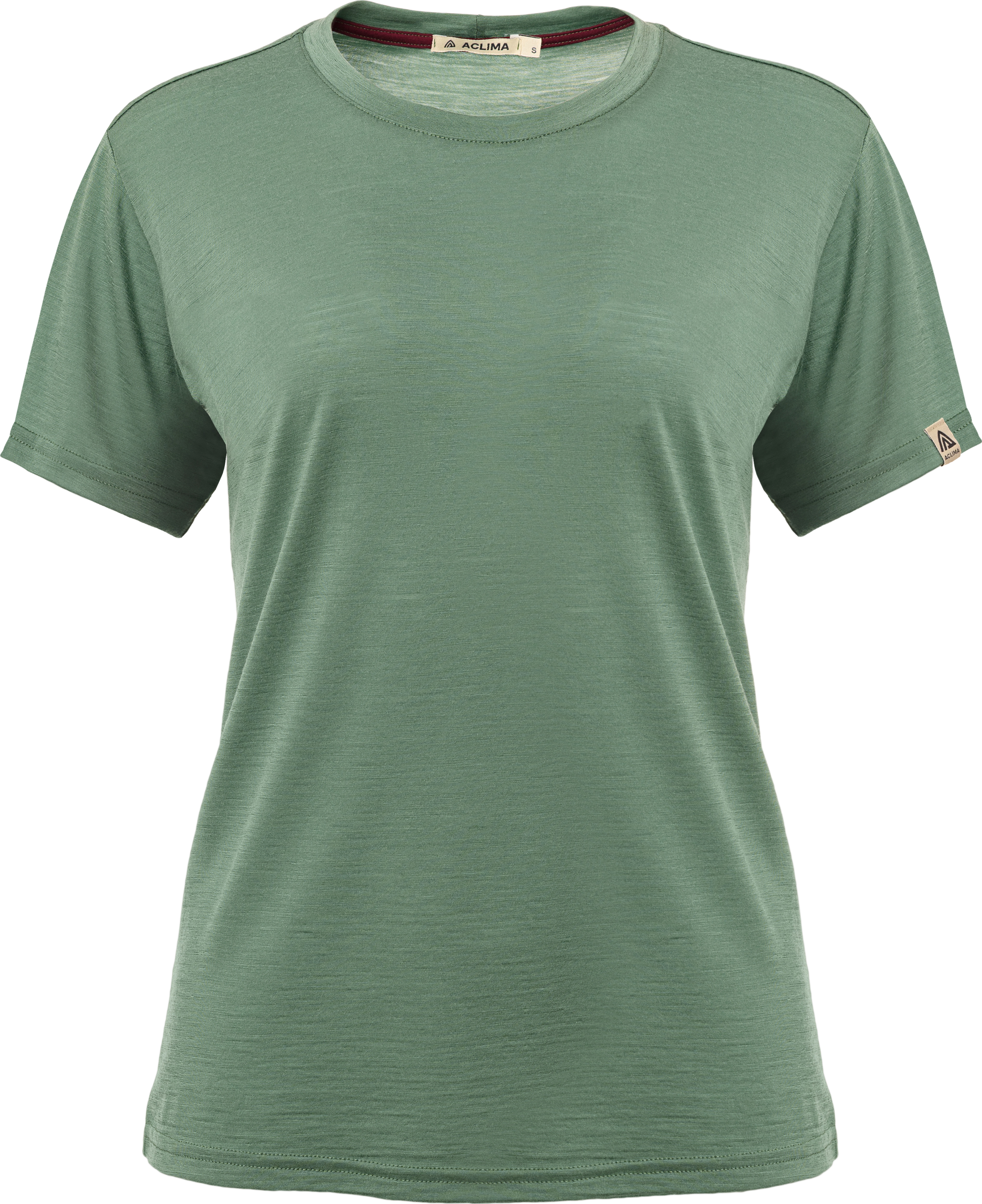 Aclima Women’s LightWool Classic Tee Dark Ivy