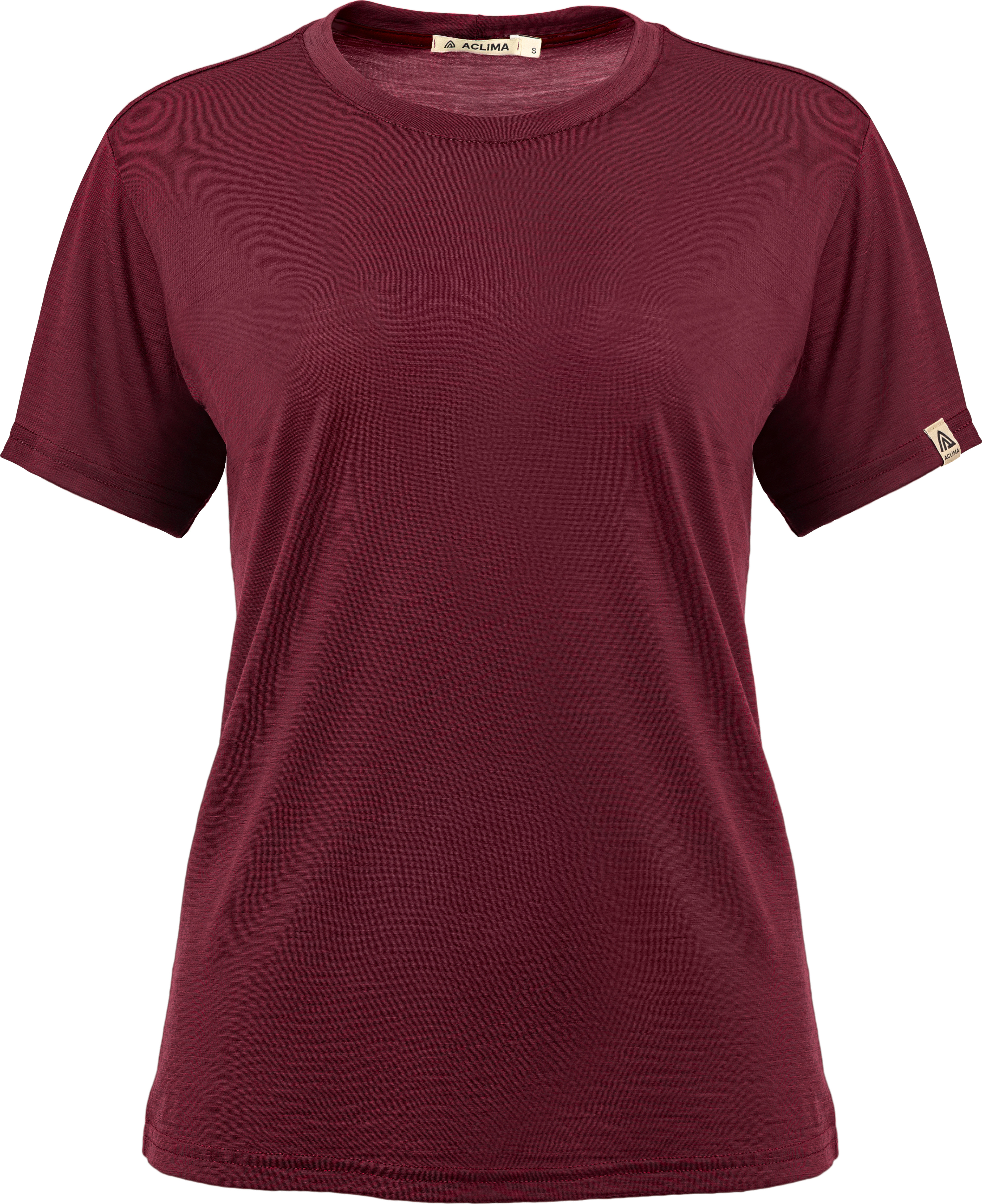 Aclima Women’s LightWool Classic Tee Zinfandel