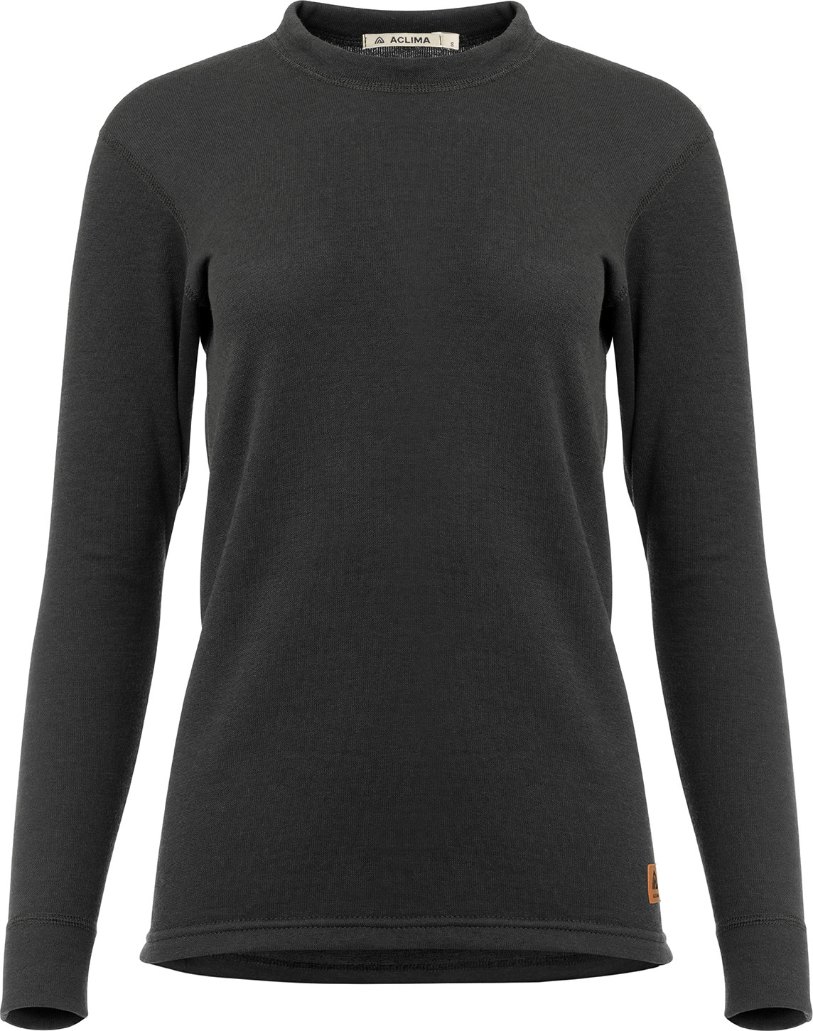 Aclima Women’s WoolTerry Crewneck Jet Black