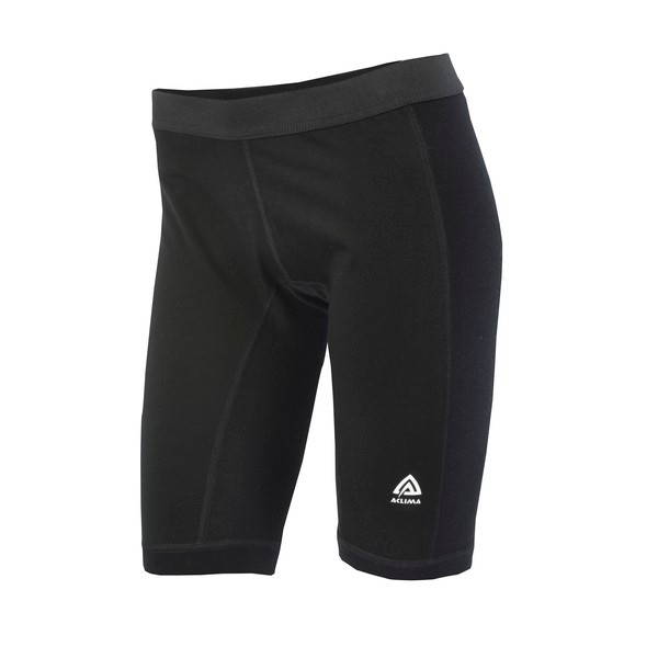 WarmWool Long Shorts W/Windstop Woman Jet Black