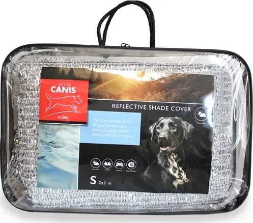 Active Canis Reflective Shade Cover Small Silver Active Canis