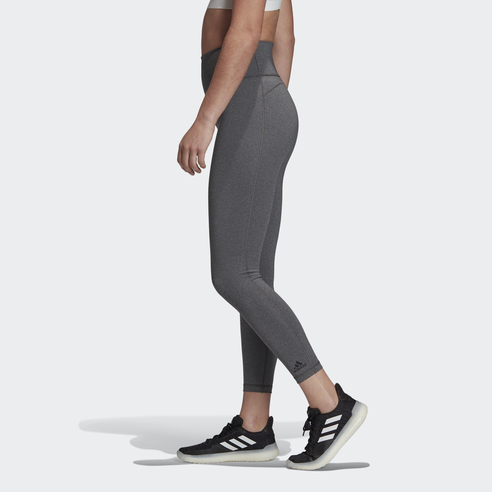 adidas Believe This 7/8 Tight, Dark Grey Heather, 2XS at  Women's  Clothing store