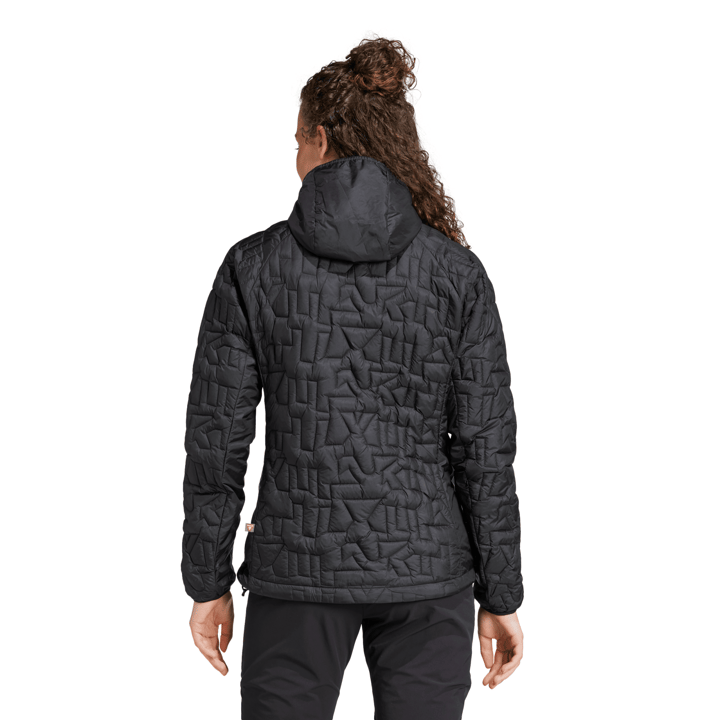 Adidas Women's Terrex Xperior PrimaLoft Loose Fill Insulated Hooded Jacket Black Adidas