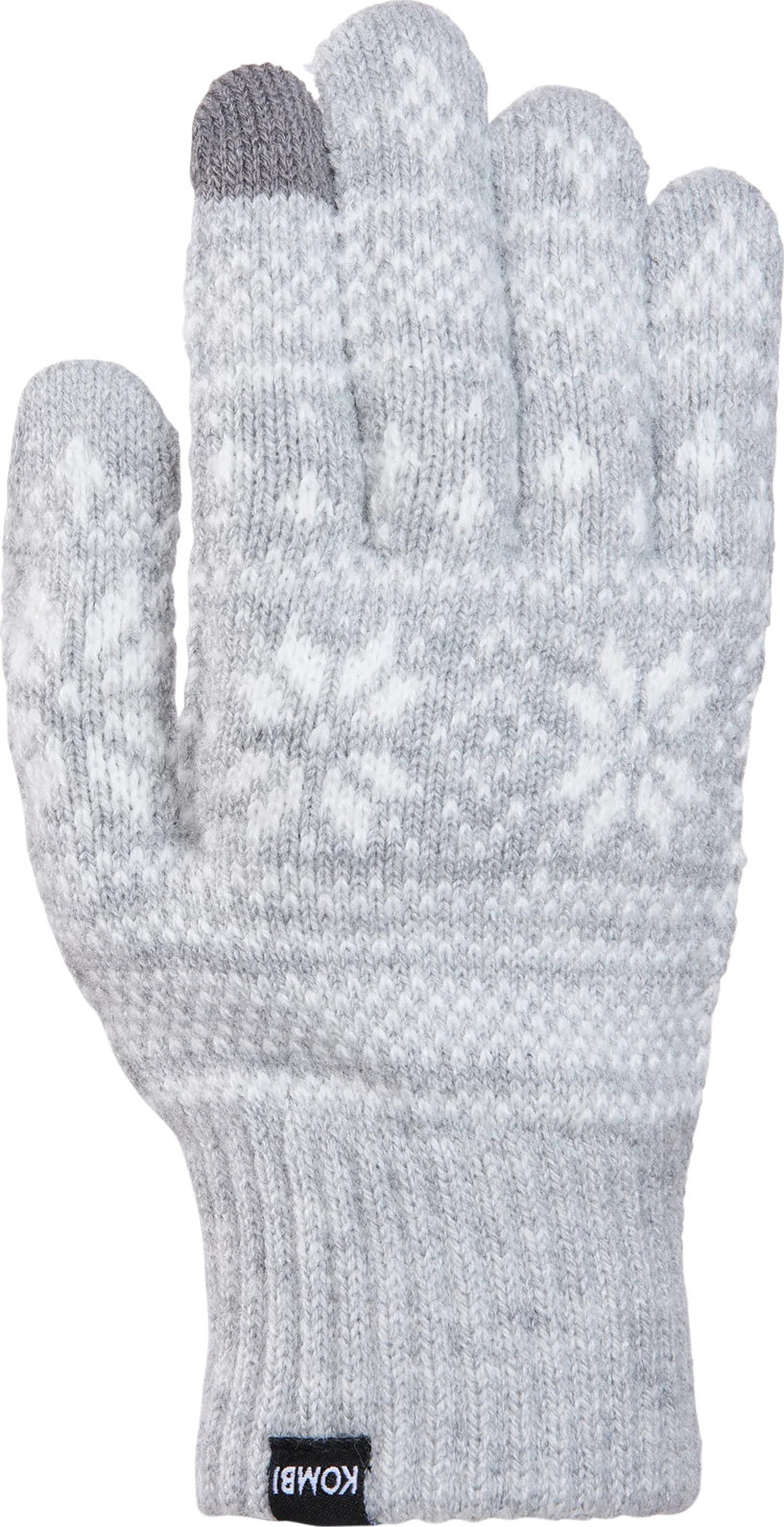 Kombi Unisex Nordic Jacquard Gloves Platinum