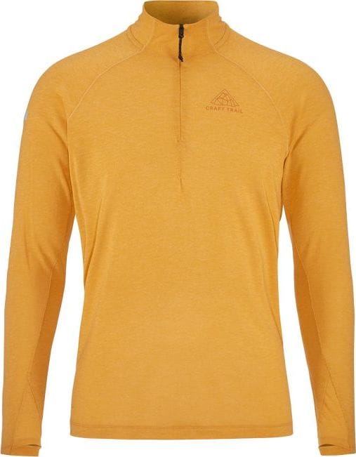 Craft Men's ADV SubZ Wool LS Tee 3 Turmeric Melange