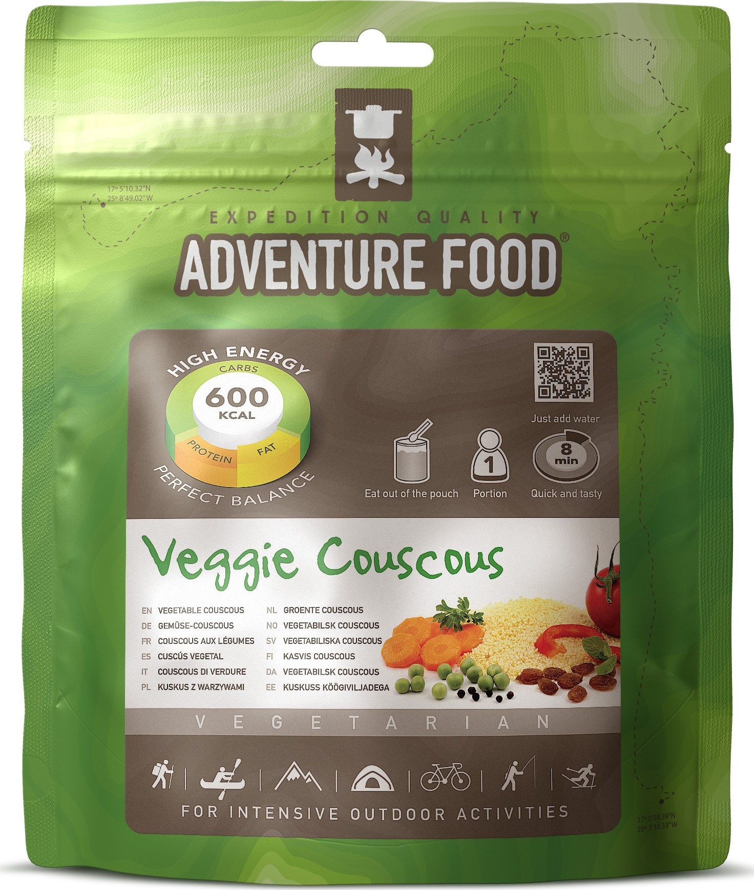 Adventure Food Veggie Couscous NoColour