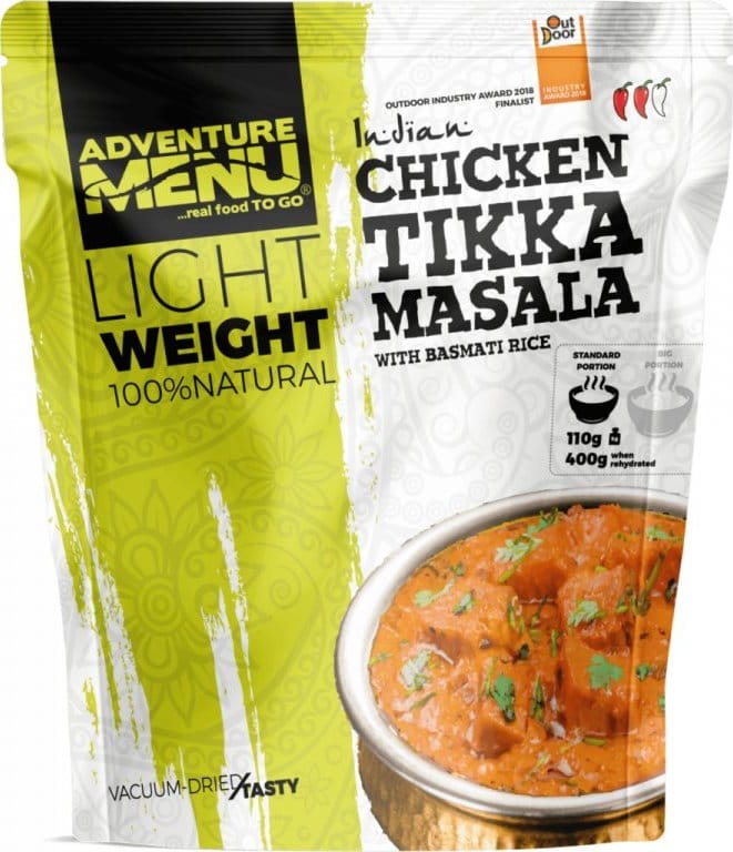 Adventure Menu Chicken Tikka Masala with Basmati Rice Nocolour Adventure Menu