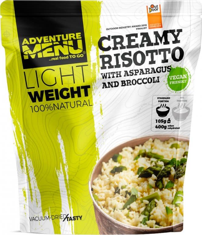 Adventure Menu Creamy Risotto With Asparagus and Broccoli (Large Portion) Nocolour