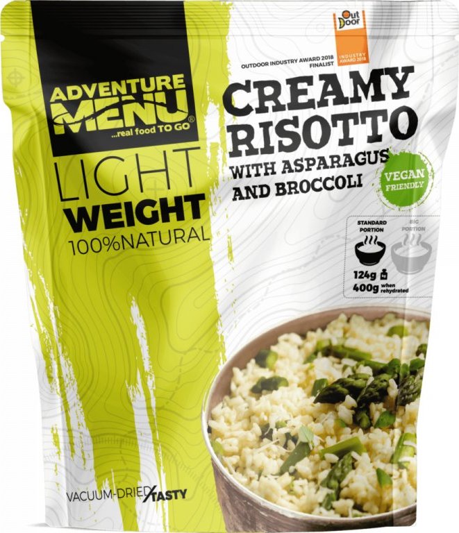 Adventure Menu Creamy Risotto With Asparagus and Broccoli Nocolour